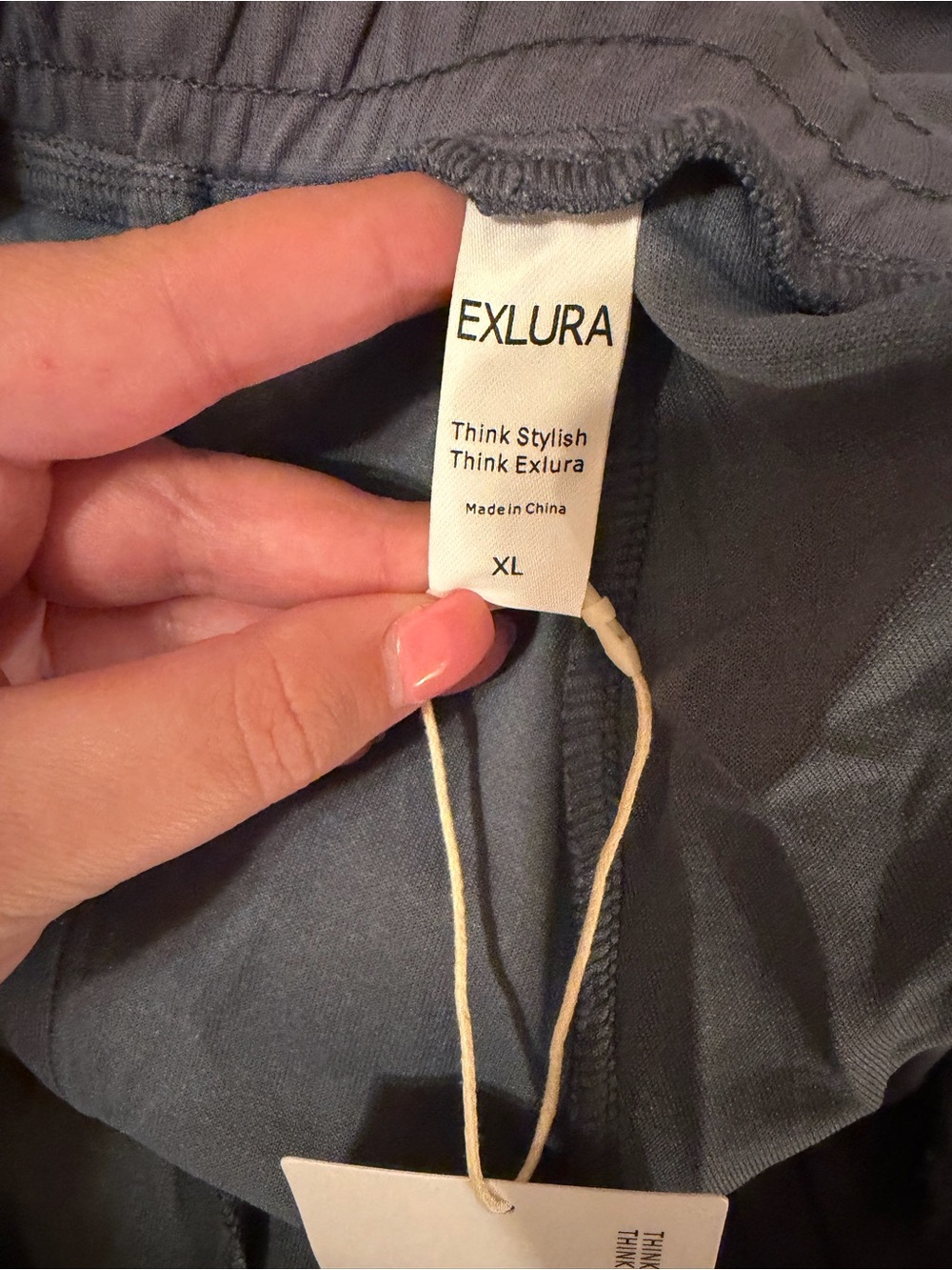 NWT Blue Athleisure Pants - Picture 6 of 7